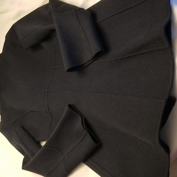 Laundry by Shelli Segal, Denim Blue Wool Blend Mini Coat, XS, $48 - Picture 13 of 13